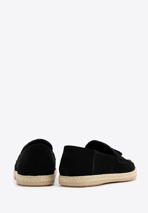 Wittchen Herren-Loafer aus schwarzem Wildleder mit Quaste - Image 5