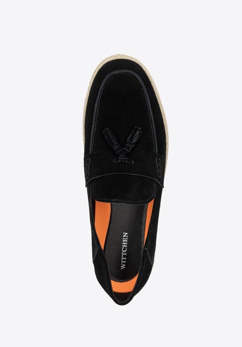 Wittchen Herren-Loafer aus schwarzem Wildleder mit Quaste - Image 6