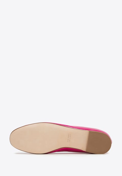 Wittchen Damen-Mokassins aus Lackleder mit Zierschnalle, rosa - Image 6
