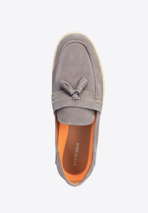 Wittchen Herren-Loafer aus Wildleder mit Quaste, Grau - Image 5