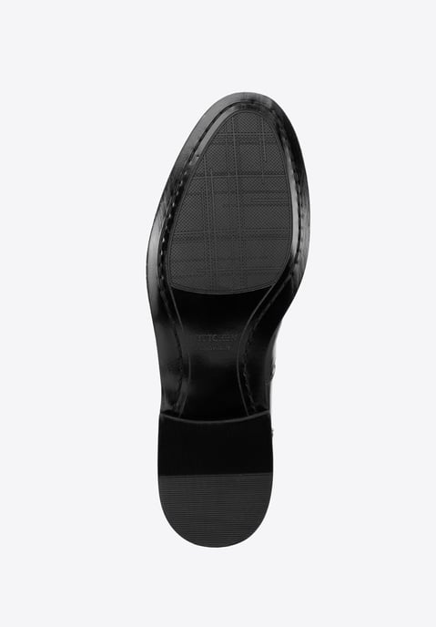 Wittchen Herren-Ledermokassins mit Perforationen, schwarz, Naturleder - Image 6