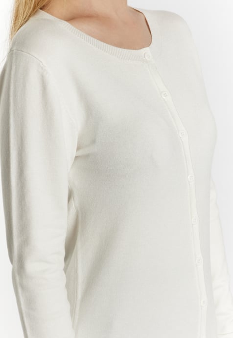 usha Strickjacke Damen Wollweiß - Image 5