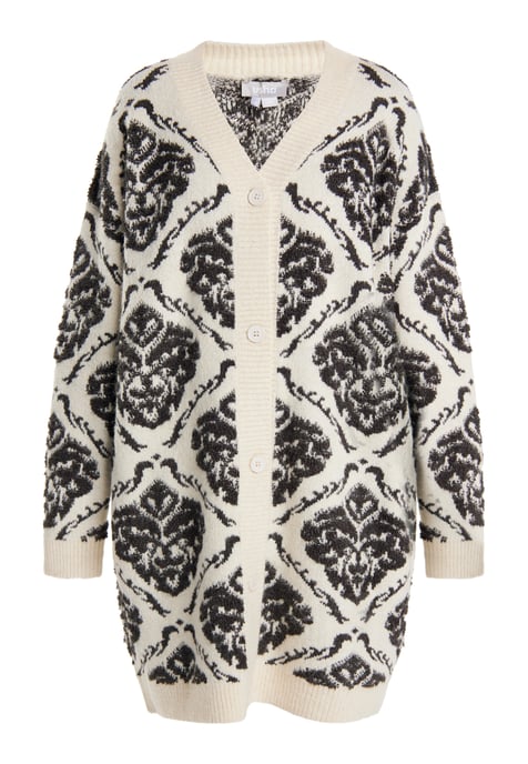 usha Strickjacke Damen Creme Mehrfarbig - Image 1