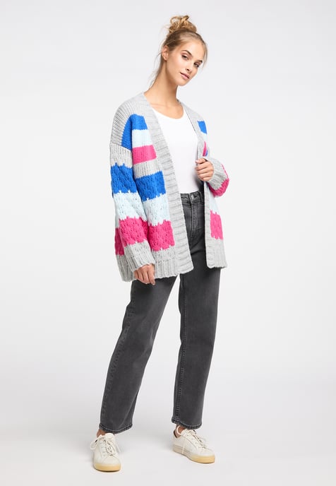 IZIA Offener Cardigan Damen grau melange - Image 2
