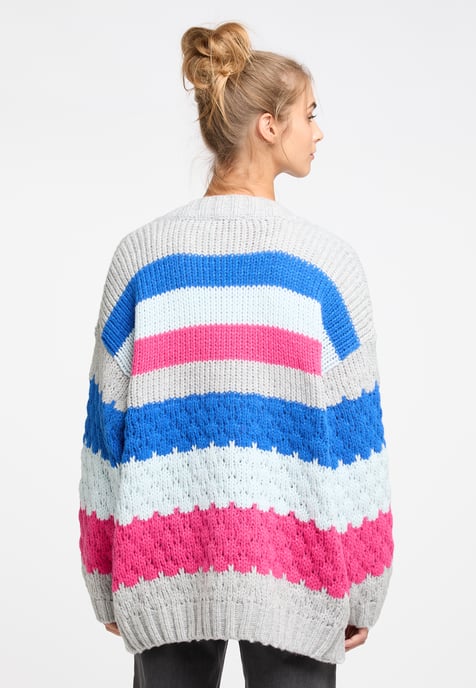 IZIA Offener Cardigan Damen grau melange - Image 4