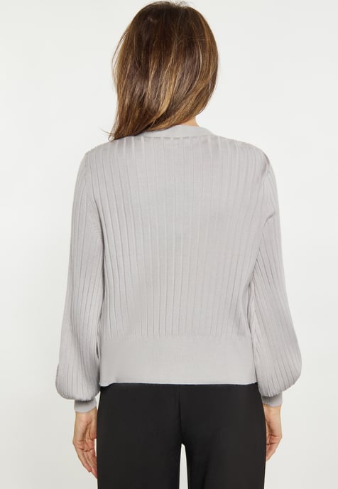 usha Strickjacke Damen grau - Image 5