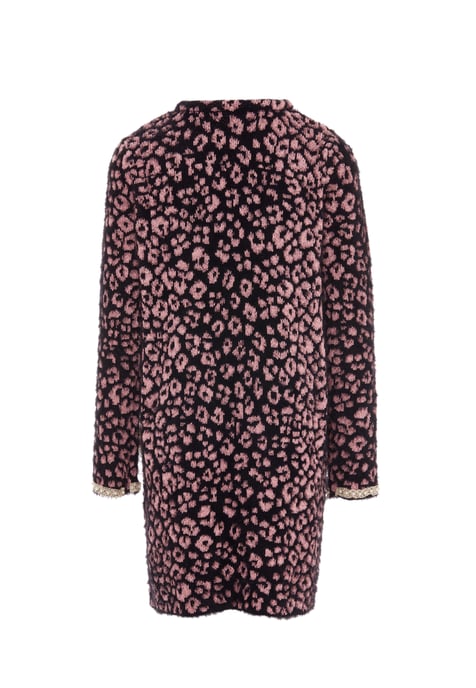 Faina Strickjacke Damen schwarz rosa - Image 2