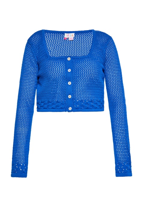 IZIA Strickjacke Damen kobaltblau - Image 1