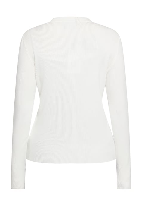 RISA Strickjacke Damen Wollweiß - Image 2
