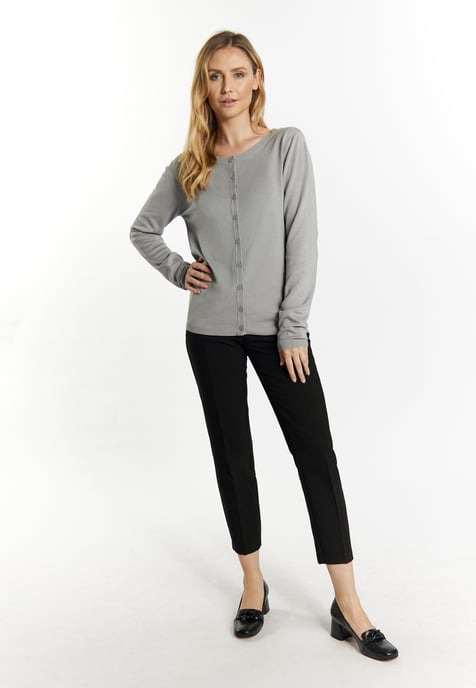 usha Strickjacke Damen grau - Image 2
