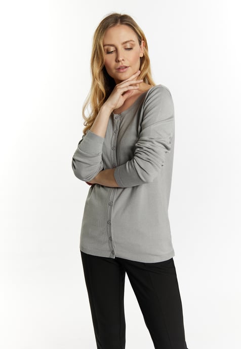 usha Strickjacke Damen grau - Image 3