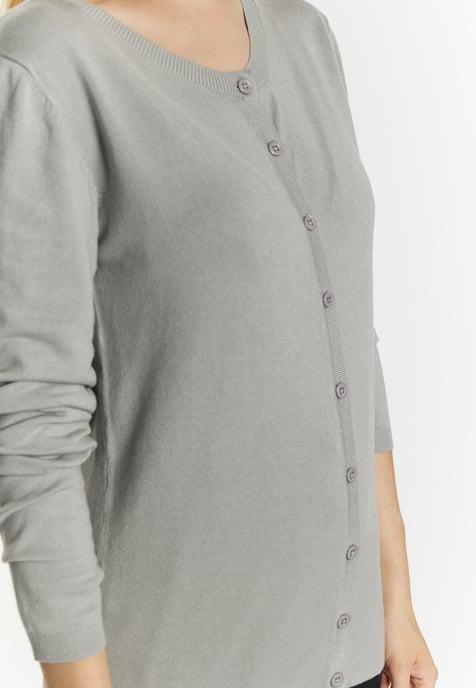 usha Strickjacke Damen grau - Image 5