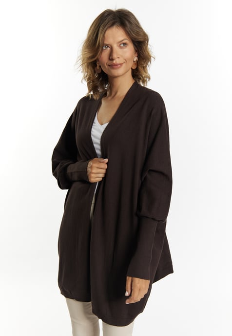 usha Strickcardigan Damen dunkelbraun - Image 3