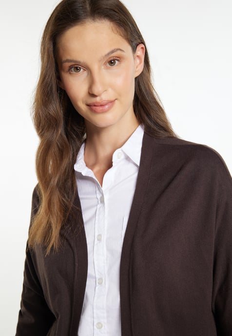 usha Strickcardigan Damen dunkelbraun - Image 5