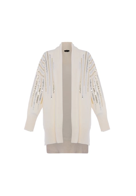 Faina Pullover Damen Wollweiß - Image 1