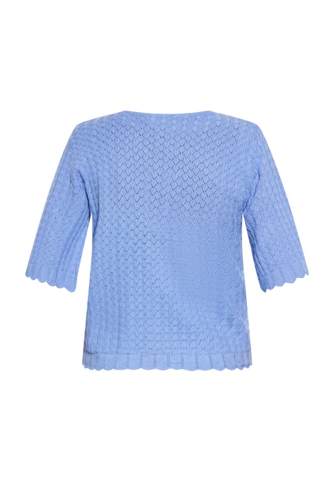 usha Strickjacke Damen taubenblau - Image 4