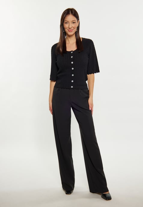 usha Strickjacke Damen schwarz - Image 2