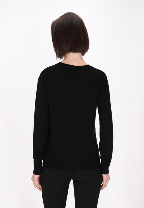usha Strickjacke Frauen Schwarz - Image 4