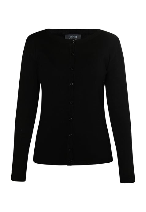 usha Strickjacke Damen schwarz - Image 1