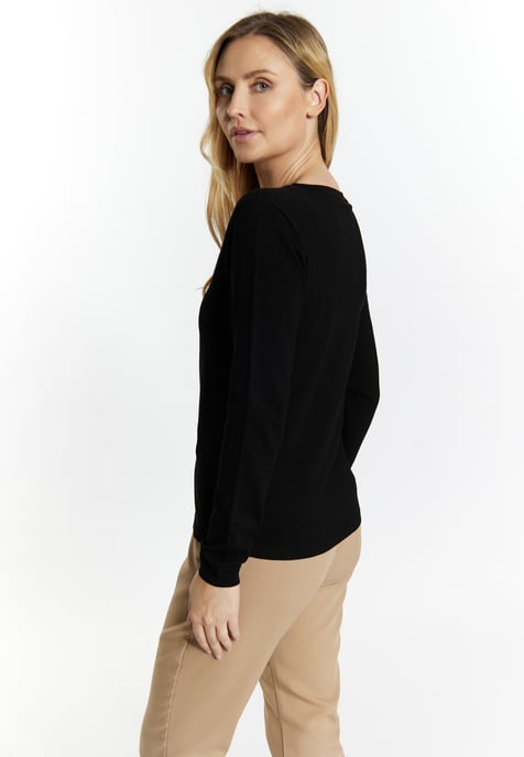 usha Strickjacke Damen schwarz - Image 4