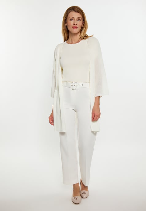 usha Strickjacke Damen Wollweiß - Image 2
