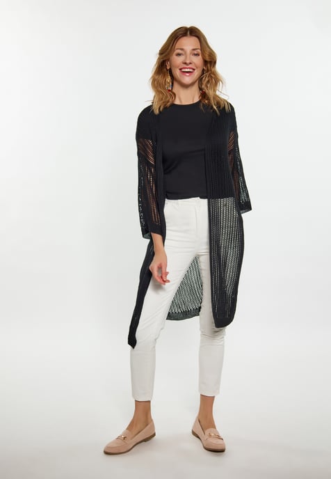 usha Strickjacke Damen schwarz - Image 2