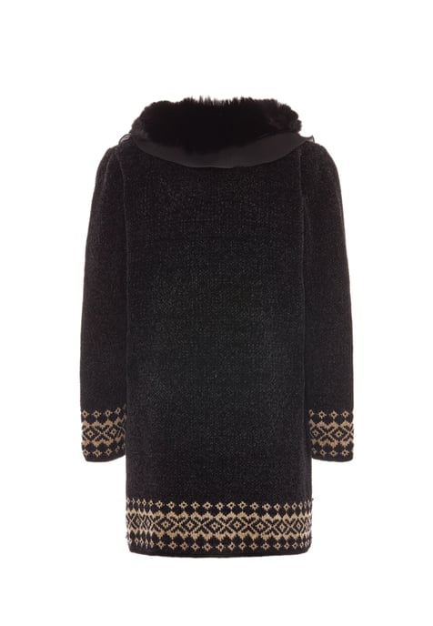 Faina Strickjacke Damen schwarz - Image 2
