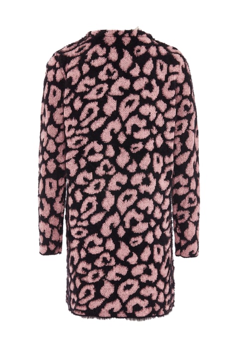 Faina Strickjacke Damen schwarz rosa - Image 2