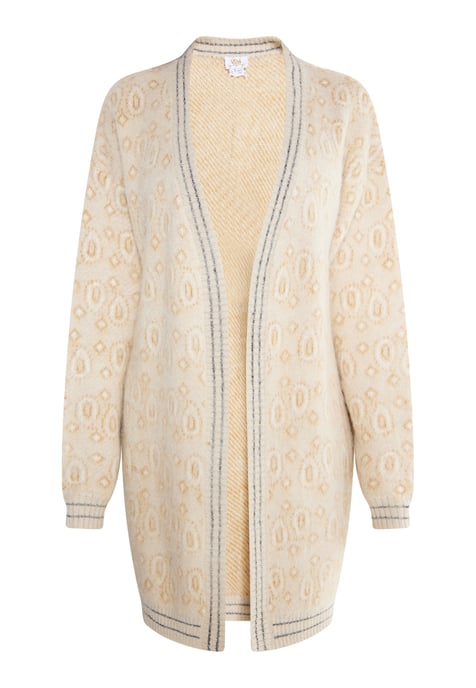 usha Strickcardigan Damen Beige Mehrfarbig - Image 1