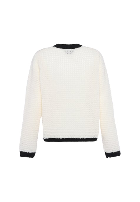 Faina Pullover Damen Wollweiß - Image 2