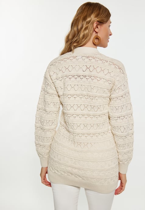usha Strickjacke Damen Dunkelcreme - Image 5