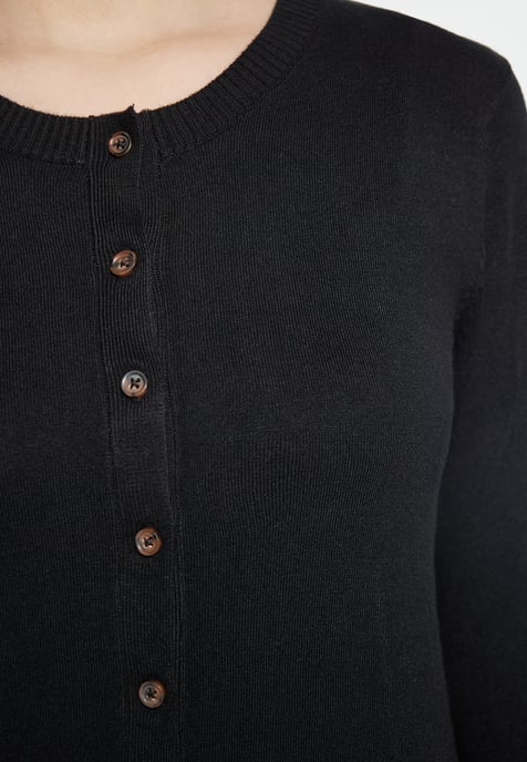 RISA Strickjacke Damen schwarz - Image 3