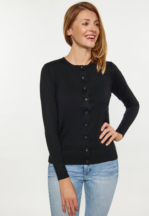 usha Strickjacke Damen schwarz - Image 3