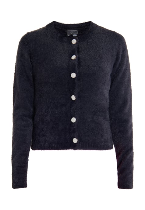 Faina Strickjacke Damen schwarz - Image 1