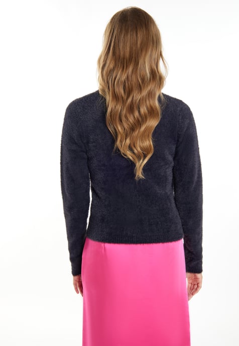 Faina Strickjacke Damen schwarz - Image 4