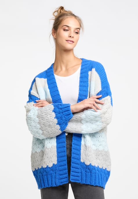 IZIA Offener Cardigan Damen blau - Image 3