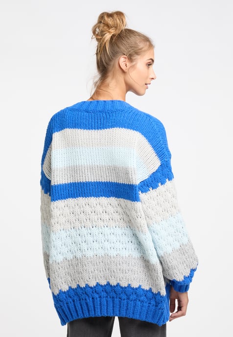 IZIA Offener Cardigan Damen blau - Image 4
