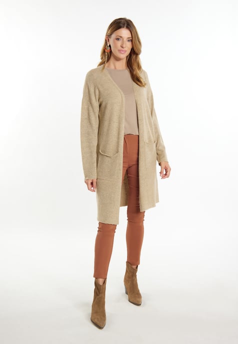 usha Langer Cardigan Damen Beige - Image 2