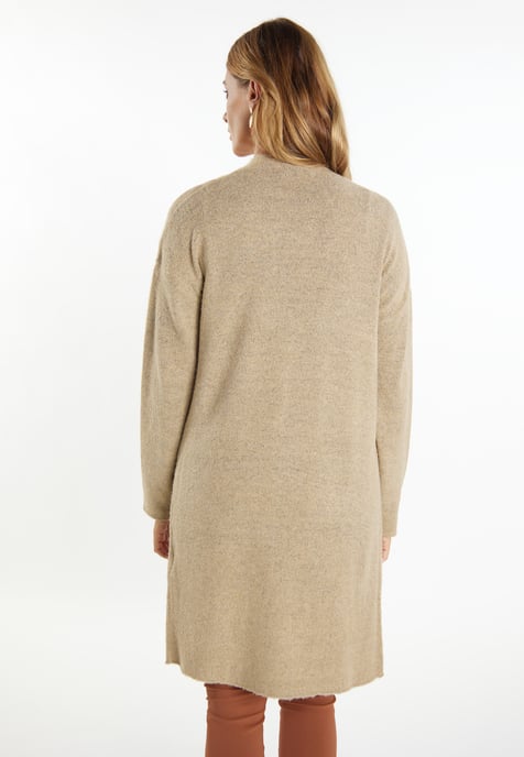 usha Langer Cardigan Damen Beige - Image 4