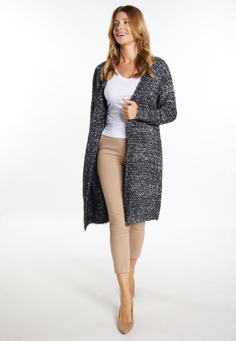 usha Strickmantel Damen schwarz - Image 3