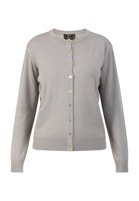 Faina Strickjacke Damen grau - Image 1