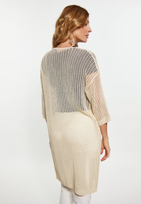 usha Strickjacke Damen Creme - Image 4