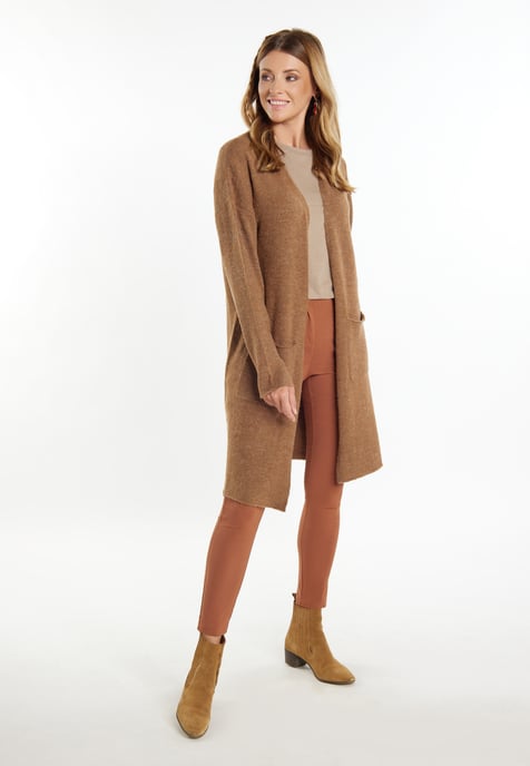 usha Langer Cardigan Damen Kamel - Image 2