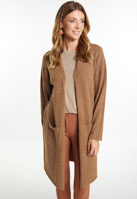 usha Langer Cardigan Damen Kamel - Image 3