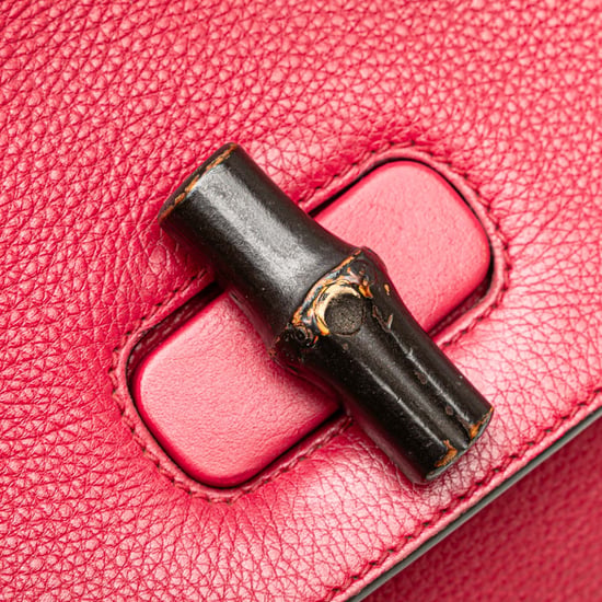 Bambus-Henkeltasche aus Leder - Image 5
