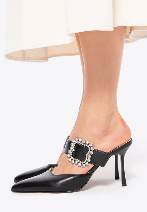 Wittchen Damen-Pumps aus Leder mit Stilettoabsatz, Schwarz, Naturleder - Image 1