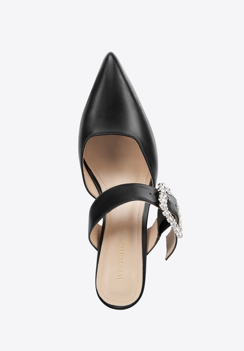 Wittchen Damen-Pumps aus Leder mit Stilettoabsatz, Schwarz, Naturleder - Image 5
