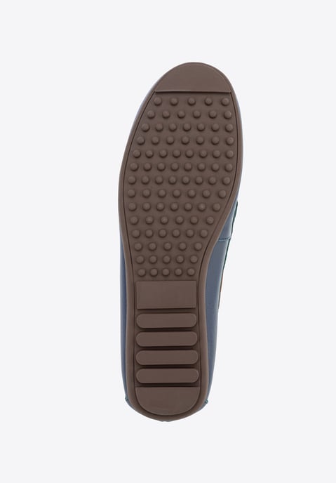 Wittchen Damen-Ledermokassins mit Riemen, Marineblau und Braun, Naturleder - Image 6