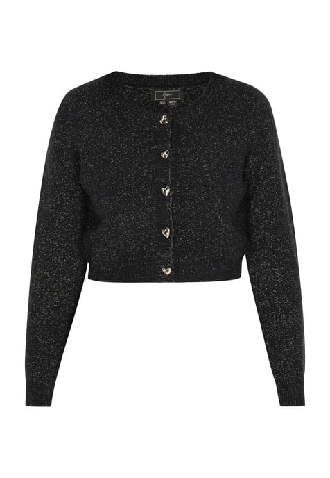 Faina Strickjacke Damen schwarz - Image 1