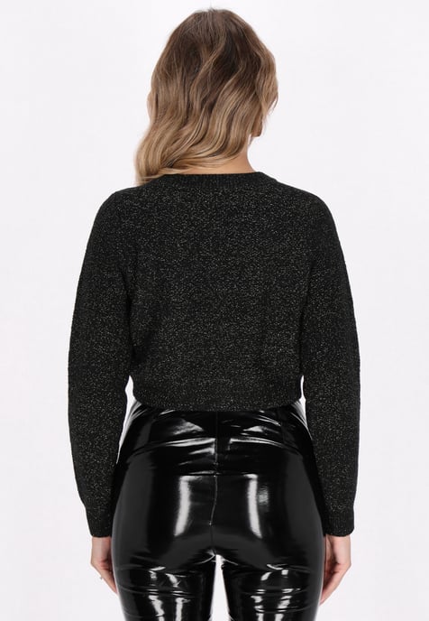 Faina Strickjacke Damen schwarz - Image 4